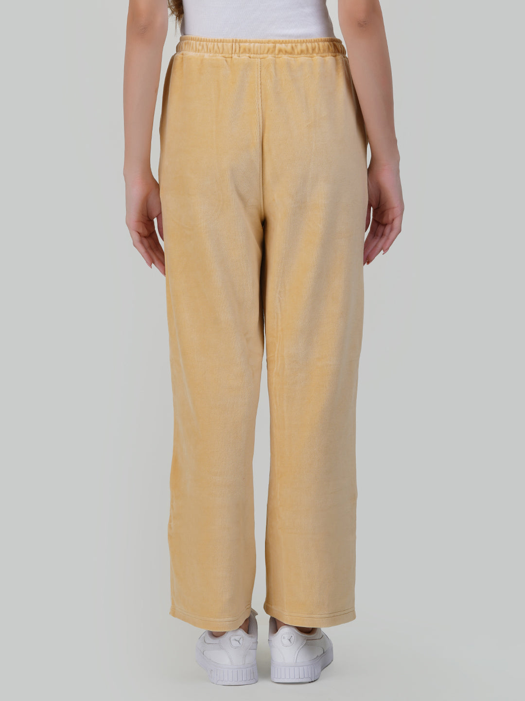 Women's Wide Leg Velour Pant