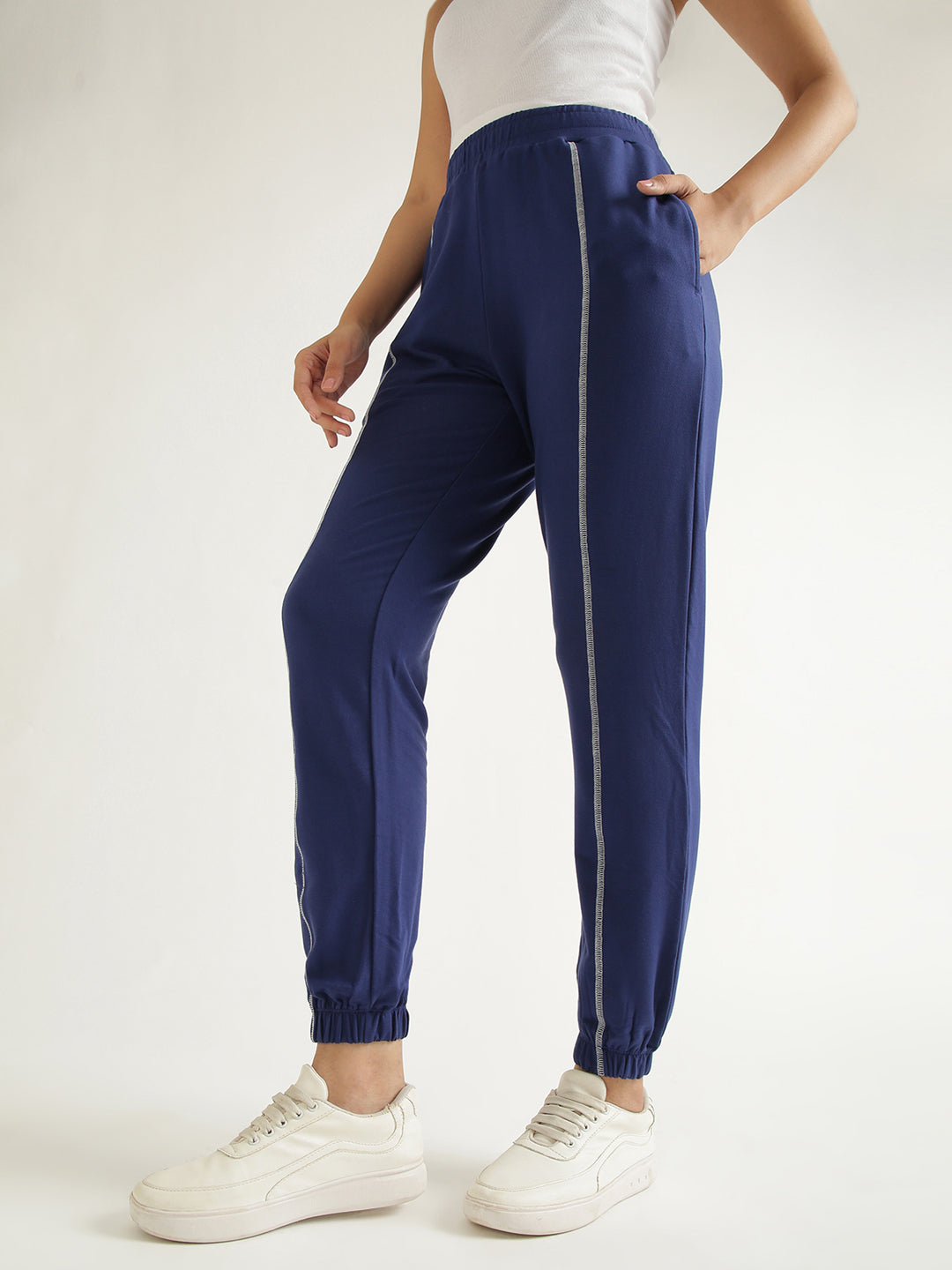 Women's Contrast Stitch Joggers