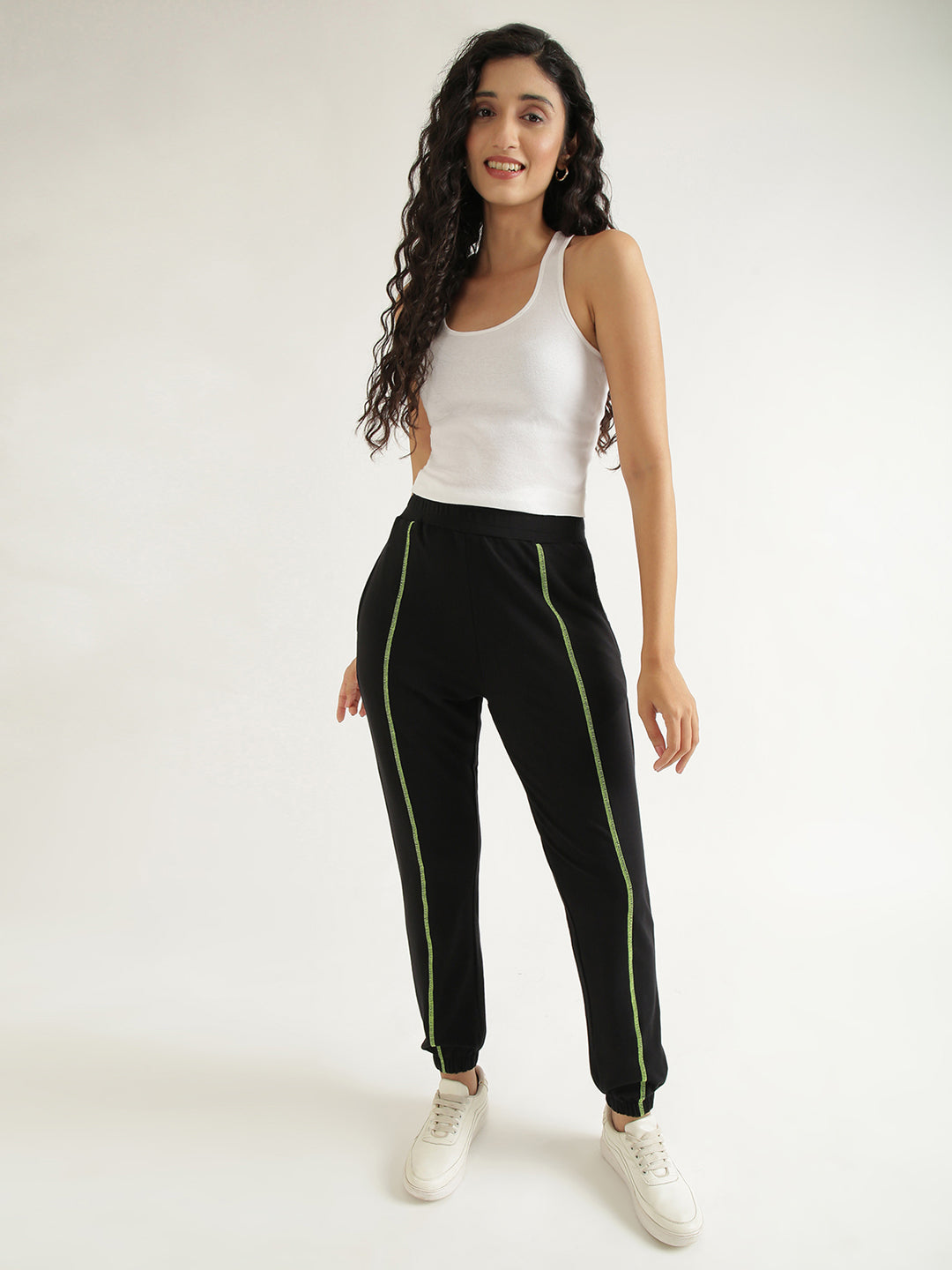 Women's Contrast Stitch Joggers