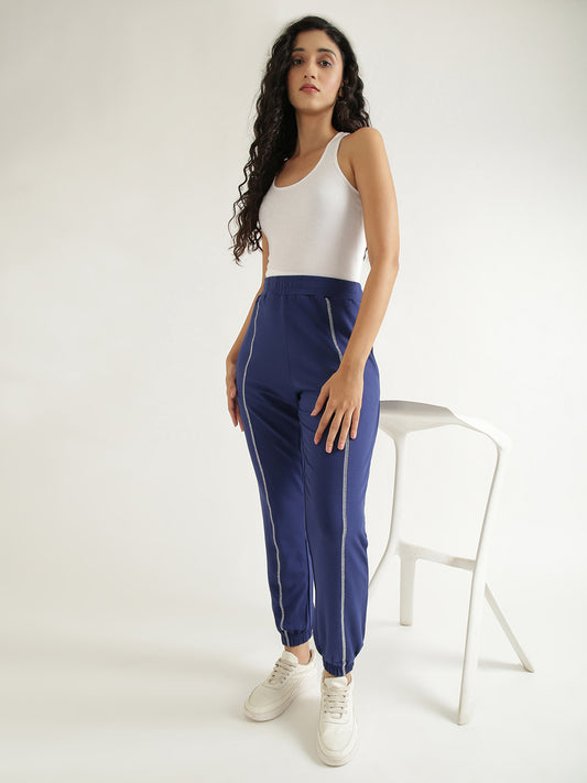 Women's Contrast Stitch Joggers image 2