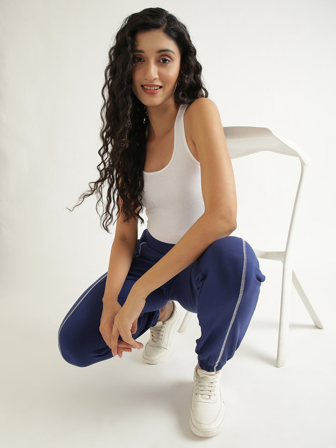 Women's Contrast Stitch Joggers